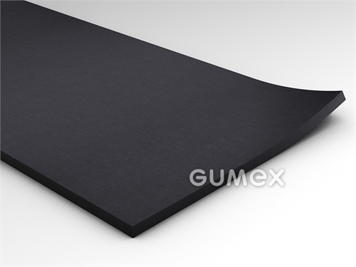 kSil GP60, 0,5mm, Breite 1200mm, FDA, 60°ShA, Silikon, -60°C/+230°C, schwarz, 